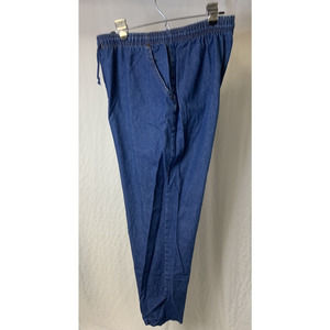 Bobbie Brooks Denim Jeans Women 16 Elastic Waist Blue  27" Inseam SEE ALTERED